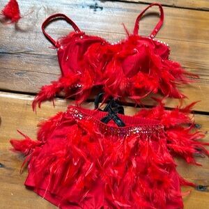 Great feather jazz costume